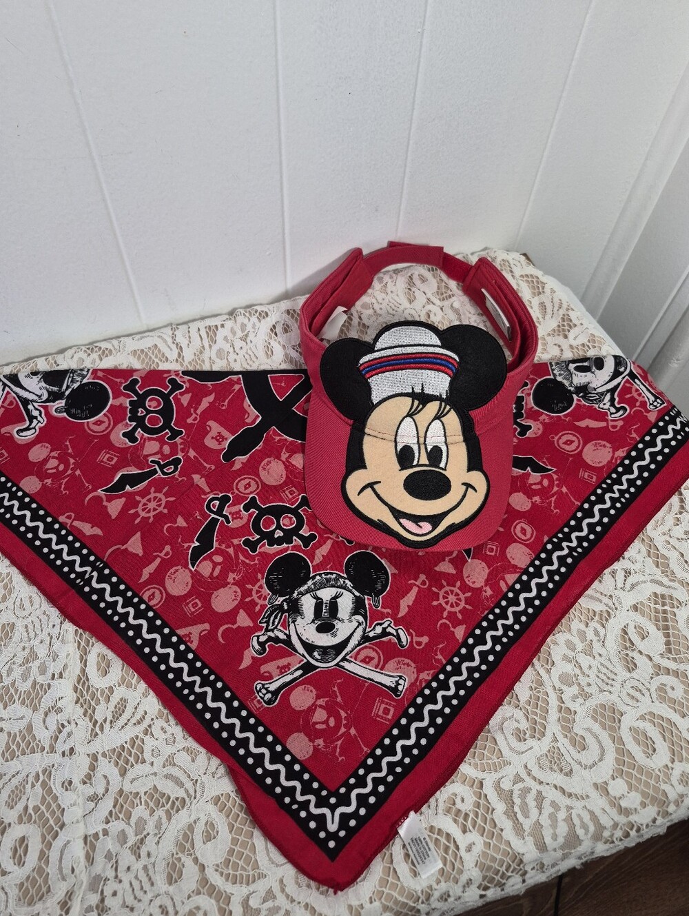 Disney Cruise Visor And Bandana - Picture 2 of 12
